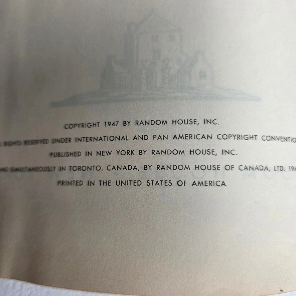 Vintage 1947 Random House Fun With Cooking Childrens OS Red Beginner Cookbook